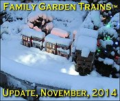 Clicking this button will take you to the November 2014 Family Garden Trains Update's discussion of October 2014's O, On30, and Large Scale train market.