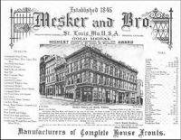 Iron storefronts changed the look of American cities in the late 1800s.  Click on this photo to see scans of a manufacturer's catalog that shows hundreds of patterns that are still standing today.