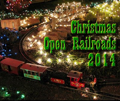 Seeing a garden railroad decorated for Christmas with lights, running trains, and Christmas carols playing in the background is a great way to get a jump start on your family's Christmas spirit.