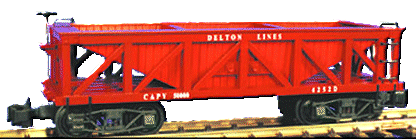 One of Phil Jensen's freight car designs for Delton, later remanufactured by AristoCraft.