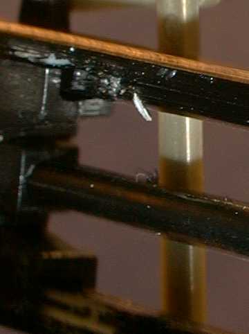 crossguide mold mark