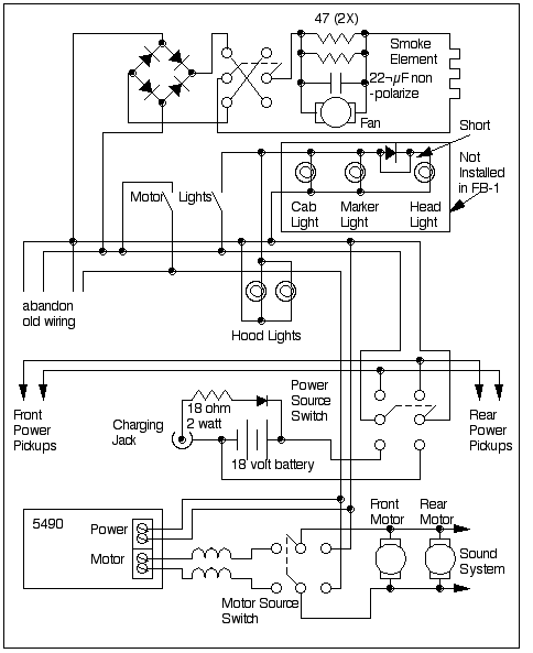 FA battery power schematic