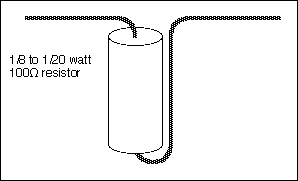resistor lead trim diagram