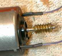 wires added to motor