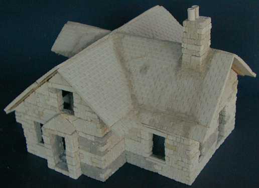 farmhouse with full roof