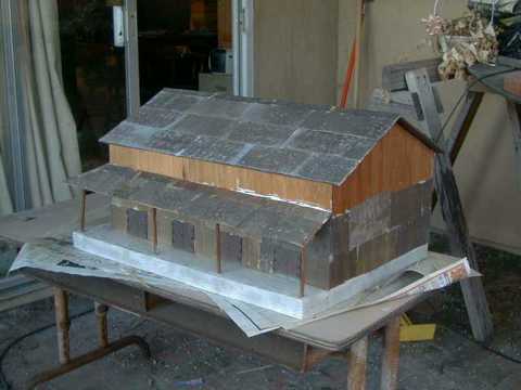 partially completed dockside view