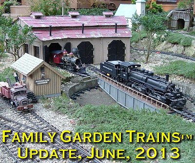 June, 2013 Update from Family Garden Trains<sup><small>TM</small></sup> 