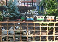 This photo is from the Eastown Mall railroad, part of the Columbus Pre-Tour.  Click to go to article.