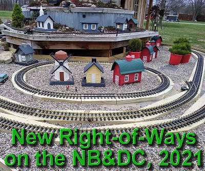 New Right-of-Ways on the New Boston & Donnels Creek RR, 2021.  Click for bigger photo.