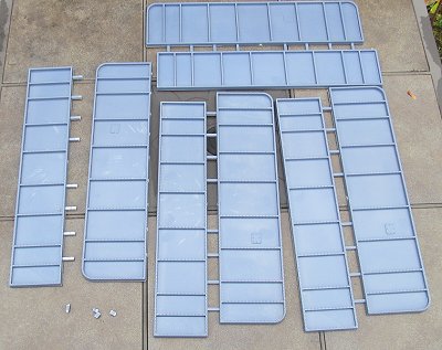 The girders arrive this way. Click for a bigger photo.