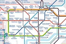 This is a thumbnail of the tube lines that serve west London.