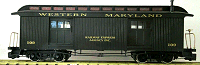 Bachmann's 'full baggage' car.  Click for bigger photo.