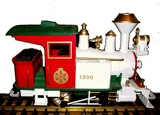 Kalamazoo's 0-4-0T, which pulled some of their smaller starter sets.  Click for bigger photo.