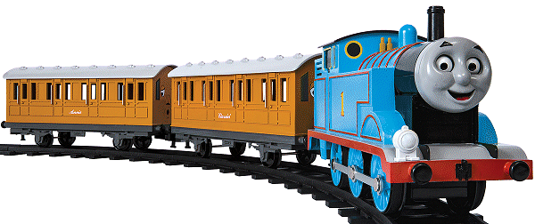 Lionel's 'Ready to Play' Thomas, as shown in the catalog.  Click for bigger picture.