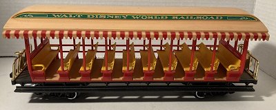 New Bright's version of the Disney open-air coach, also discontinued. Click for bigger photo.
