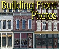 Click to see photos of 100-year-old US store fronts that have been cleaned up and resized to use as background on your railroad or storage shelves.